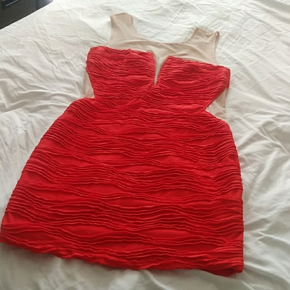 Orange/Nylon Dress